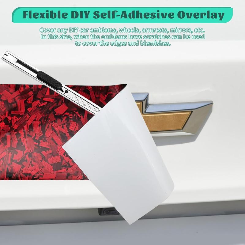 Forged Gloss Carbon Fiber Vinyl Wrap Roll Air Release Sticker Sheet Film DIY Decal,For Car Auto Vehicle Morotcycle Bike Self Adhesive