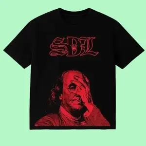 Benjamin SDL BLACK_RED T-SHIRT normal font, Gift for men, Gift for your boyfriend – FASTSHIPPING