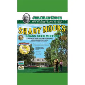 Jonathan Green 11957 3lb Shade-Tolerant Grass Seed Mixture, Ideal for Dense Shade Areas and Shady Nooks