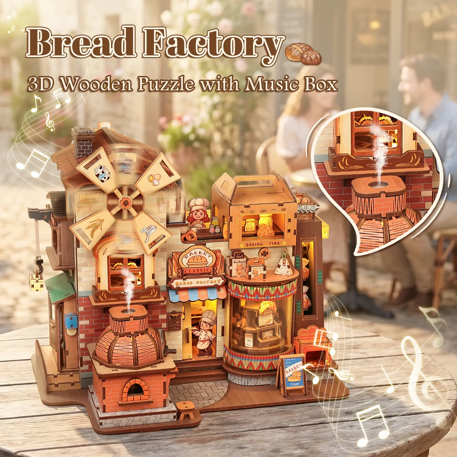 DOC　シンプソン クッキージャー Treasure Craft225 Funpola led 3d wooden puzzle gyrdwara - TikTok Shop