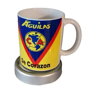 Hermosa  taza ,aguilas de corazon  liga mexicana capacidad 11oz material cerámica Mug