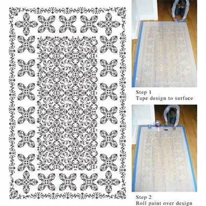 Persian Carpet Wall Stencil