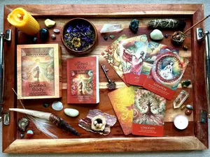 Rooted Body Ritual Card Deck – 44 Guided Daily Ritual Cards with Guidebook for Grounding & Embodiment
