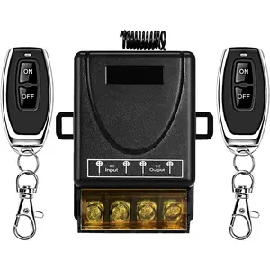 12  Remote  ,DC12V/24V/48V/72V/30A Relay,Remote Control ,RF Remote Control with 328FT Long Range for  Kinds DC Motors,Fans lamp, Roller Lind Door.