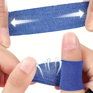 50pcs Sport Elastic Finger Pads, Bowling Thumb Support Bandage, Anti-Friction Sports Finger Tape, Protective Gear for Athletes, Volleyball Tape, Elastic Athletic Tape