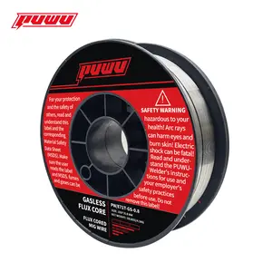 Puwu E71T-GS Gasless Flux Core Welding Wire, .030"/.035" Diameter, 2LB/10LB Spool MIG Wire - Gasless Convenience for Any Environment No gas tanks required