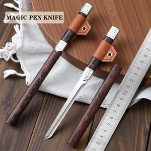 2pcs Kitchen Bread Knives Set - Ultra-Sharp and Durable Stainless Steel Knife, Perfect for Daily Use. Portable and Versatile Outdoor BBQ Knife