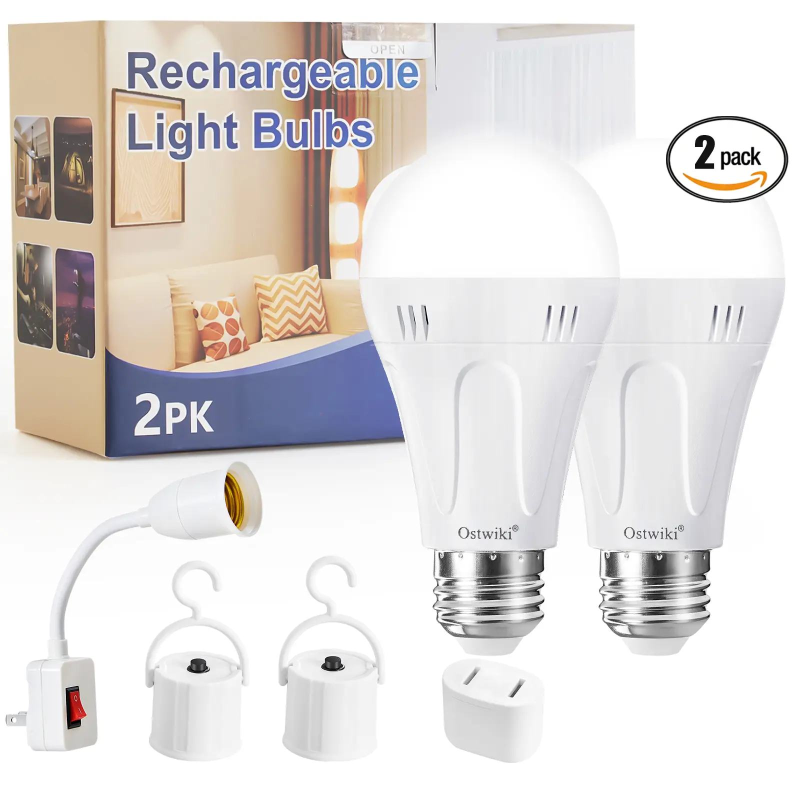 6500k Cool White-2pk