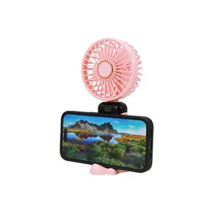 Portable Phone Tabletop Electric Fan W/ Display