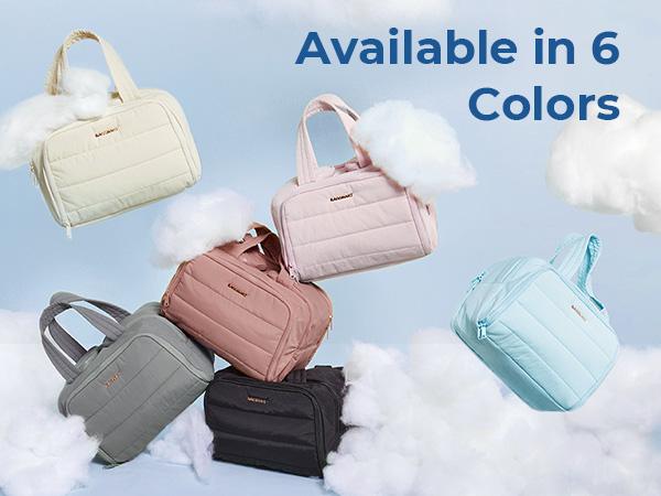 BAGSMART Crush 4-in-1 Puffy Multi-Functional Toiletry Bag for Women – Large Capacity Travel Organizer with 4 Compartments Outdoorfun Makeup Pouch TikTokShopHolidayHaul