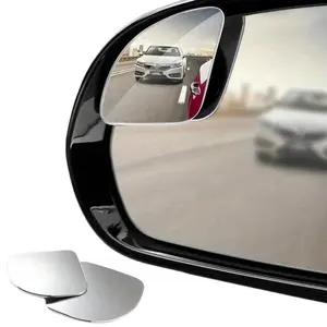Car Blind Spot Mirror Kit, Wide Angle Adjustable Design Auxiliary Mirror, Car Side Mirror, Universal Car Exterior Accessories for All Vehicles