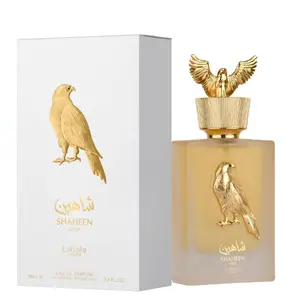 Lattafa Shaheen Gold Unisex Eau de Parfum  Sweet Fruity Top Notes Pineapple Grapefruit Middle Notes Lavender Fig Base Notes Tonka Vanilla Patchouli