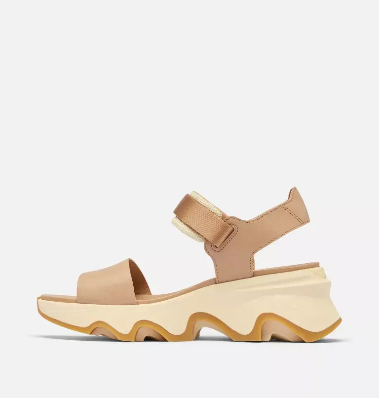 KINETIC Impact Y-Strap High Women's Wedge Sandal Walking Shoes Girl Footwear Summer Comfort