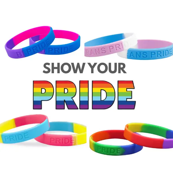 Bracelets Show your Pride / Trans pride / Bi pride / Pan Pride / Lesb Pride/