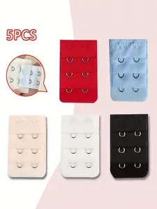 5 pcs of bra extension straps -  these easy-to-use accessories, you can easily adjust the bra straps!