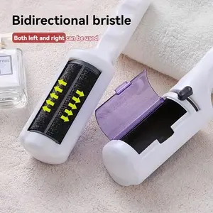 Electrostatic Dry Cleaning Brush, Clothes Fuzz Remover Dust Brush, Pet Hair Removal Tool, Bed Sheet Fur Cleaner, Fabric Lint Picker