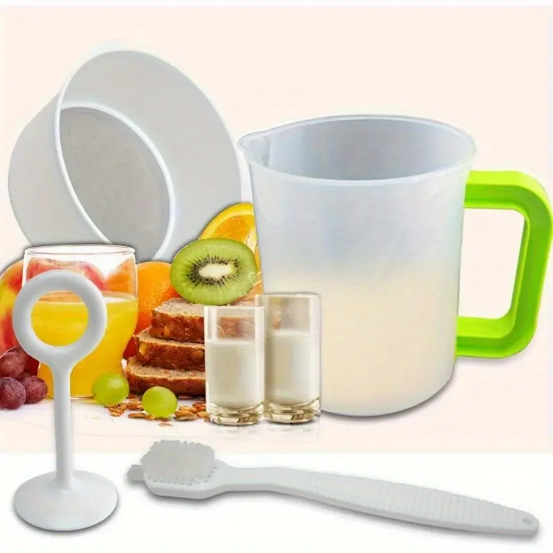 Soy Milk Maker Strainer Yogurt Strainer Oat Tea Fruit Juice and Soy Milk Filter Cup Versatile Kitchen Strainer for Nut Milk, Yogurt, Juice & Tea Filtration Kitchen Gadgets