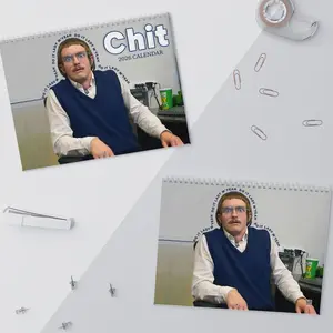 Do It Lady Calendar, Retro Chit Lady Desktop Calendar, Funny Humor Motivational Calendar, Humorous Saying Gift