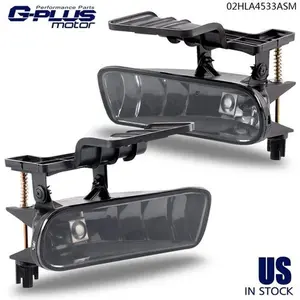 Fit For 99-2002 GMC Sierra 1500/2500/3500 Fog Lights Bumper Lamps W/ Bulbs LH RH