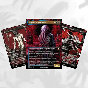 MTG Proxy 100+ Card Commander Deck Captain N'ghathrod Horror Mill Pirate Tentacle Swarm Eldritch Madness & Graveyard Reanimator Theme Ready to Play Magic Style Deck Perfect Gift for Collectors and Card Players