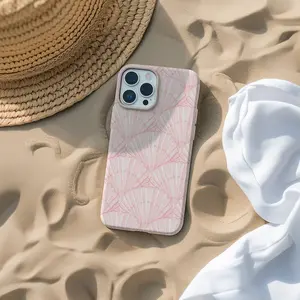 Pink Seashell Collage Phone Case For Her Beachy Summer Aesthetic. Case for IP 11 12 13 14 15 16 Pro, Plus, Promax, S21,22,23,24,25 Ultra, Tough Case, Magsafe Case