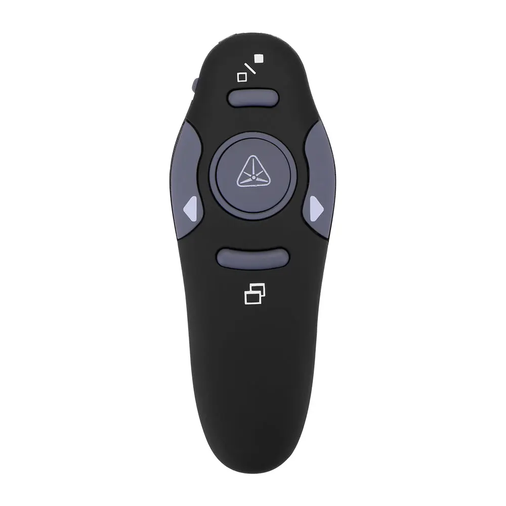 Wireless Presenter with Red Laser Pointer Pen USB 2.4 GHz Remote for Windows & Mac OS Portable Plug and Play Easy Setup