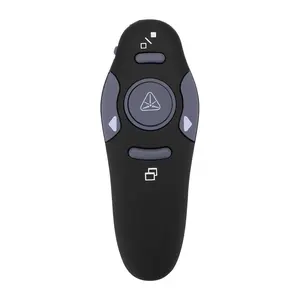 Wireless Presenter with Red Laser Pointer Pen USB 2.4 GHz Remote for Windows & Mac OS Portable Plug and Play Easy Setup