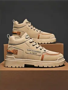 Men's Waterproof Work Boots | Slip & Abrasion Resistant Shoes | All-Terrain Safety Wear Footwear, Work Safety Sneakers