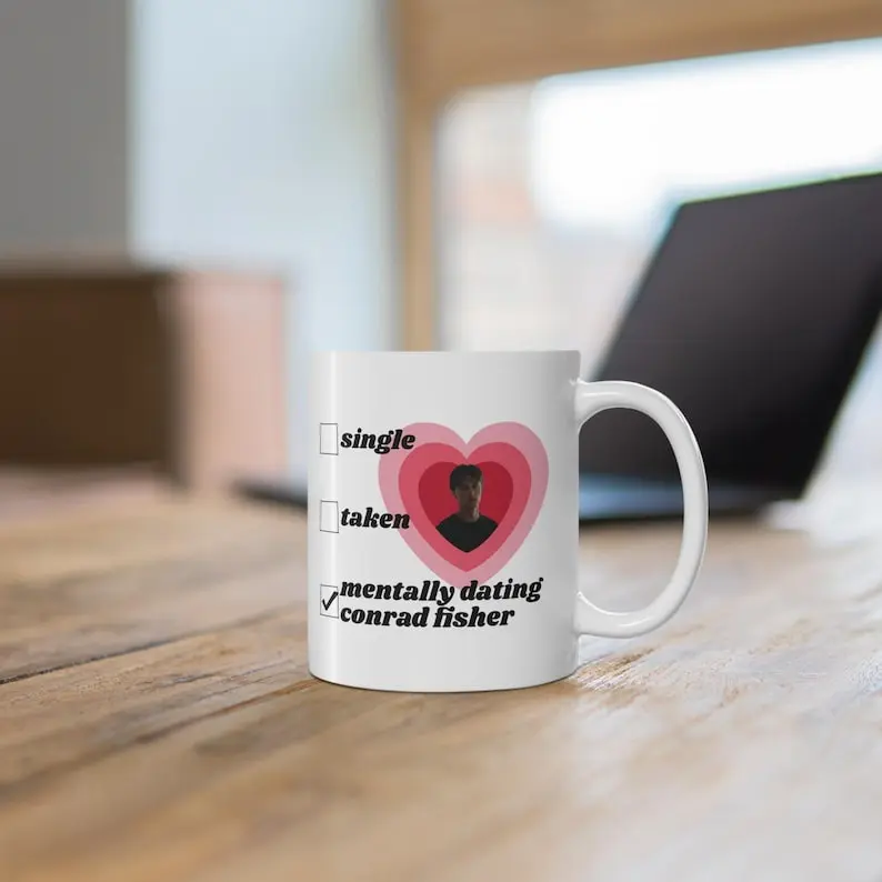 Mentally Dating Conrad Fisher Mug, The Summer I Turned Pretty Fan Gift, TSITP Mug, Team Conrad Coffee Cup, Christopher Briney, Team Jeremiah