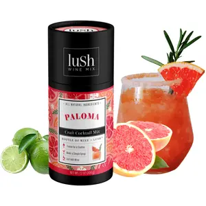 Lush Paloma Mix - Makes 8+ Servings Organic Slushies, Drinks, Mocktails Natural Fruity Drinks Dairy Free