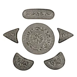 Charro Saddle Herraje Greca Acero Montura Kit
