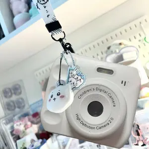 Plastic Dual-Lens HD Compact Digital Point-and-Shoot Camera - Rechargeable, Portable, Instant Print, Photo & Video Functions, Fast Mobile Sync Transfer, Student-Focused