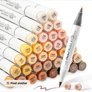 Ohuhu Alcohol Markers 36 Skin Tone Set  for Artistic Expression and Creative Coloring Ideal for Tans Browns and Beige Colors