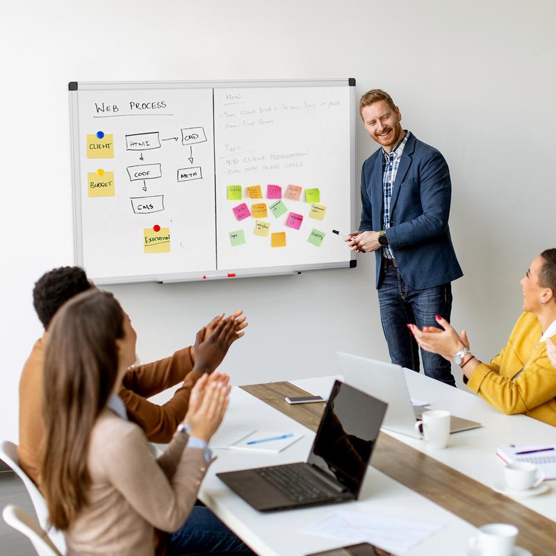 【Deal】Magnetic Dry Erase Board, 36 X 24 Inches White Board for Home Office School,Sliver Reinforced Aluminum Frame