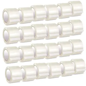 24-Rolls Ultra Clear 2MIL Tape 3'' X 55 Yards Heavy Duty Carton Packing Packaging Sealing Tape