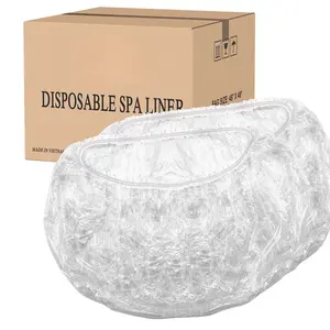 TP HTown Pedicure Bowl Liners, Fit All Pedicure Spas Tub, Disposable Pedicure Liners,clear, 400-Count