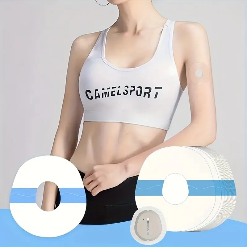 Dexcom G7 Sensor Cover Patch, Cgm Adhesive Tape, 10-Day Breathable PU Film, Latex-Free, Easy to Use, Aid for Sensor Fixation Only