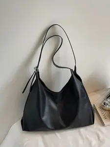 〖Valentines Day〗Women's Solid Color Shoulder Bag, Casual Vintage Crossbody Bag, Large Capacity Adjustable Strap, Suitable for Commuting, Shopping, Work, Adjustable Strap Satchel