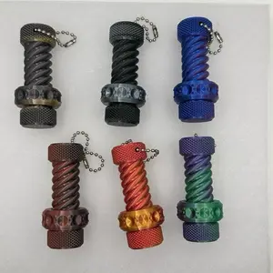 Chillees 3D Printed Fidget Bolt Keychain - Sensory Tool for Mindfulness, Colorful Design, Great Gift for Any Occasion, Concentration Fun, Stress & Anxiety Relief, Daily Use, Desk Accessory Calm Conversation