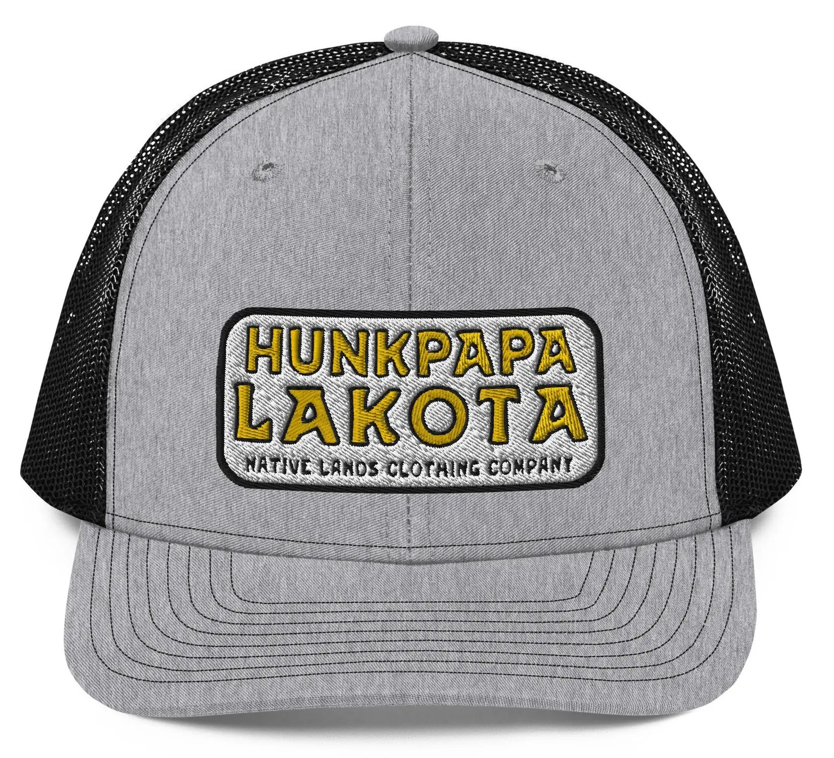 Hunkpapa Lakota People Embroidered Trucker Cap - Honoring First Nations, Inuit, Native American Indigenous Cultures