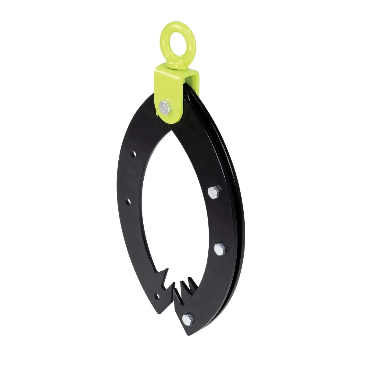 212 MAIN 14 in. Powder-Coated Heavy-Duty Steel Mini-Grapple with Forged Ring, Lifts Logs, Powder Coating