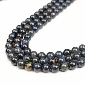 blue tiger eye strand blue tiger eye string DIY crystal beads crystal strand crystal string crystal gift crystal for daily crystal of the day crystal wholesaler crystal bracelets crystal necklace