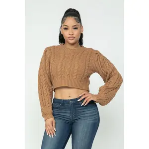 Cable Pullover Top