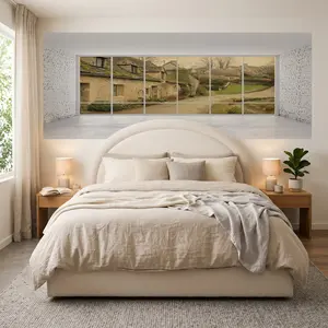 DIY Bedroom Headboard Wall Sticker 90x180cm, Self-Adhesive No Damage Easy to Apply, Flat Sticker for Home Decor