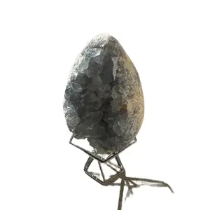 Blue Calcite Cluster Egg