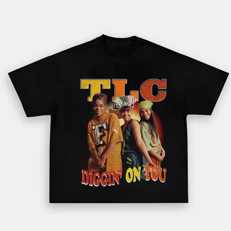 TLC It's Iconic Tour 2026 Vintage Graphic T Shirt FanMail Collection HY6282