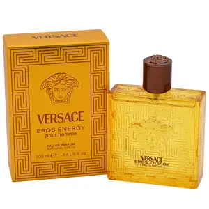 Gianni Versace Eros Energy EDP Perfume Spray for Men, Uplifting Fragrance, 3.3/3.4 oz Spray Form, New in Box