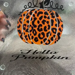 Hello Pumpkin Glass Cutting Board for Kitchen and Chopping