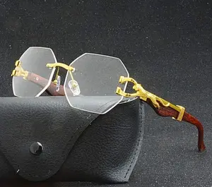 Cool Rimless Sunglasses for Men and Women