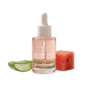 Kay’s Glow Serum - Oxygen-Infused THD Vitamin C Serum with Gentle AHA Exfoliation - Lightweight Hydrating Face Serum with Aloe & Glycerin for Dry, Sensitive & Redness-Prone Skin - 1 oz